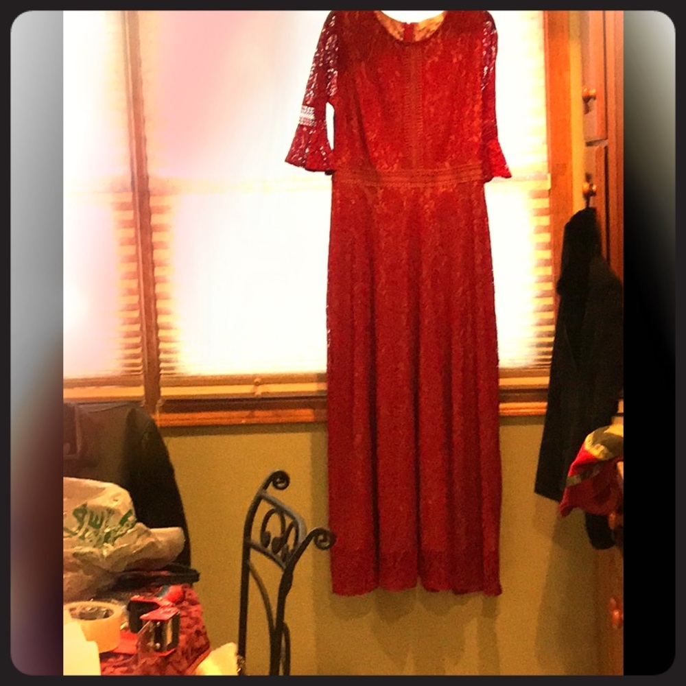 Red Lacy Dress